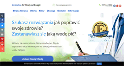 Desktop Screenshot of kangenwater.pl